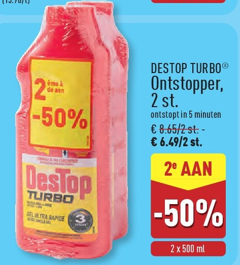 Ontstopper, 2st.