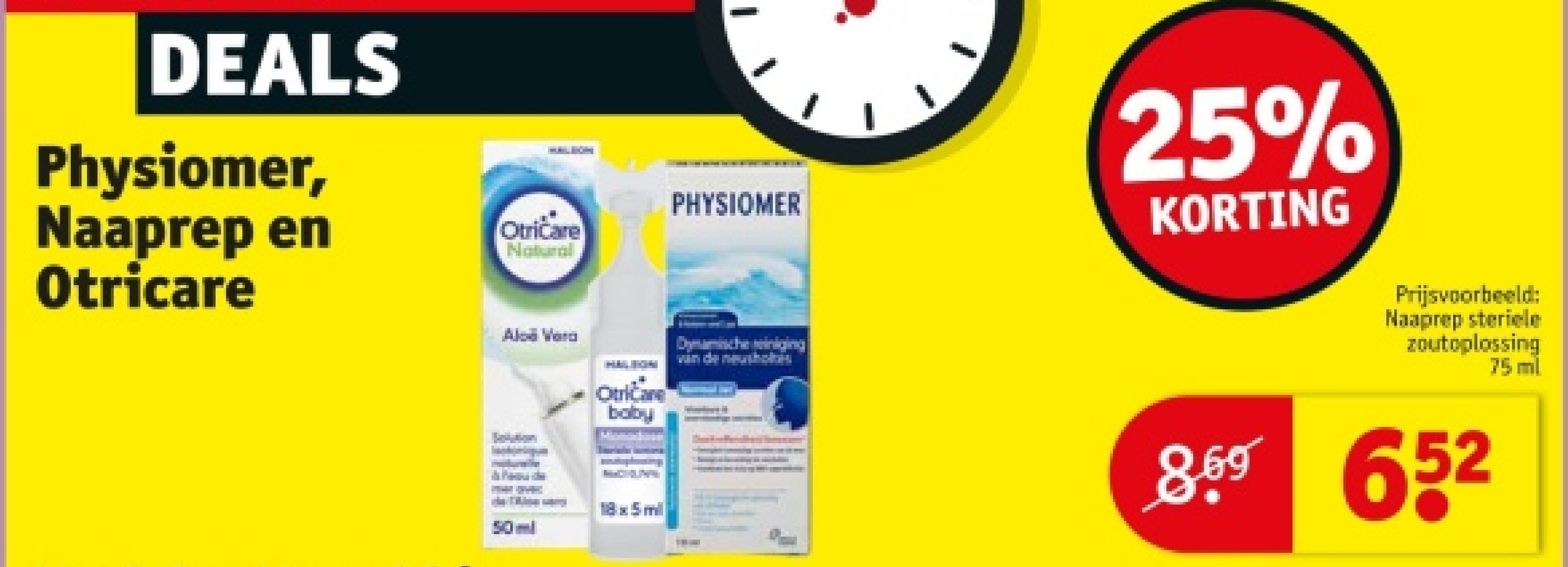 Physiomer, Naaprep en Otricare