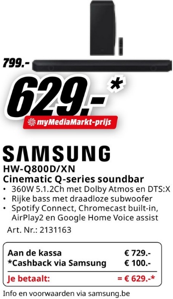 SAMSUNG HW-Q800D/XN Cinematic Q-series