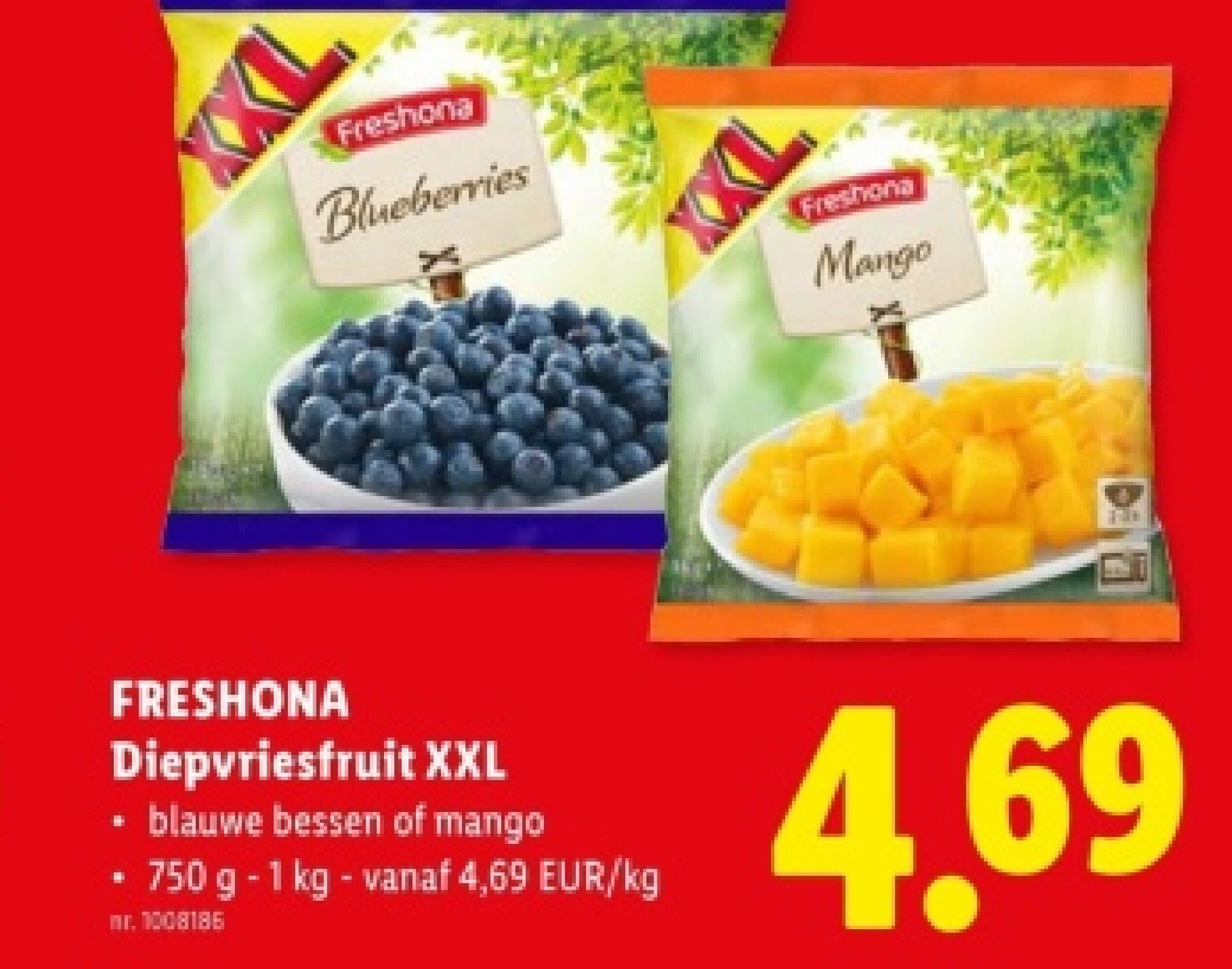 Diepvriesfruit XXL