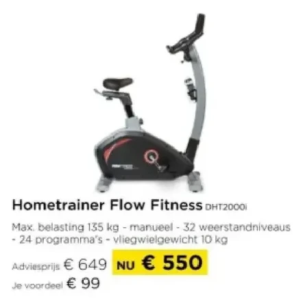 Hometrainer Flow Fitness DнT20001