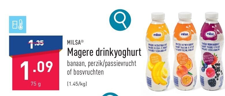 Magere drinkyoghurt