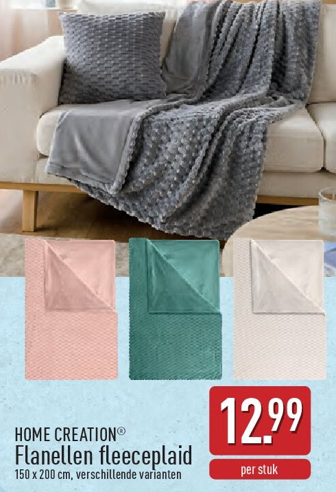 Flanellen fleeceplaid