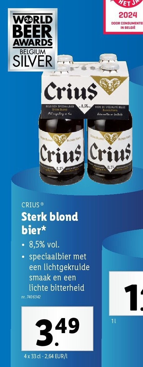 Sterk blond bier