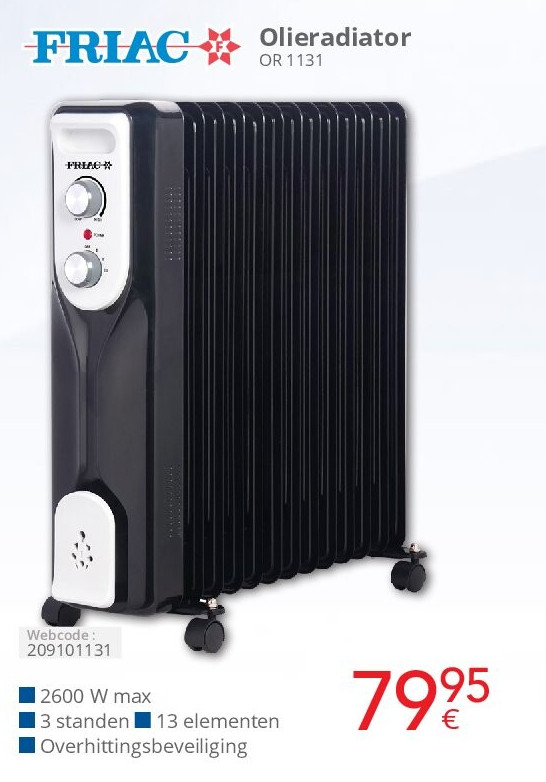 Friac Olieradiator