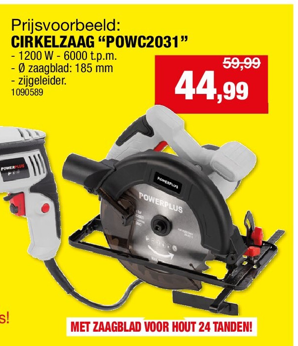 CIRKELZAAG “POWC2031”