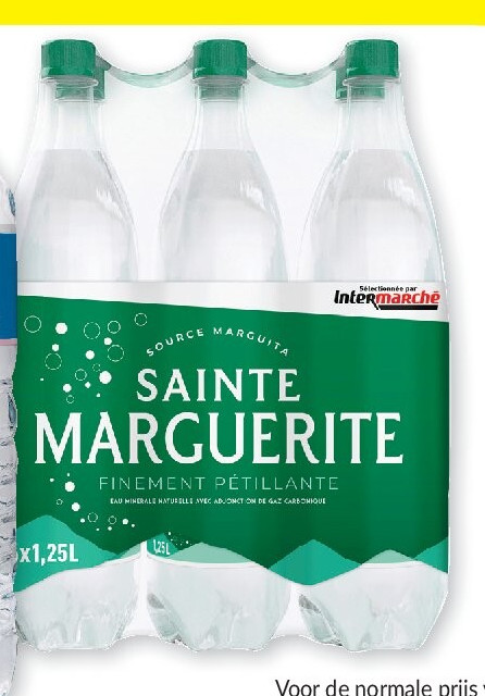 Bruisend water, pak van 6 x 1,25 l