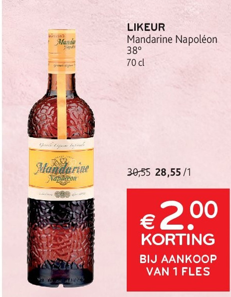 Mandarine Napoléon 38° 70 cl