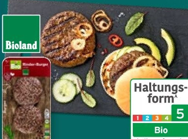 K-BIO Bioland Rinder-Burger