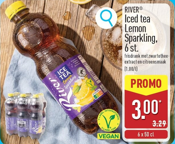 Iced tea Lemon Sparkling, 6st.