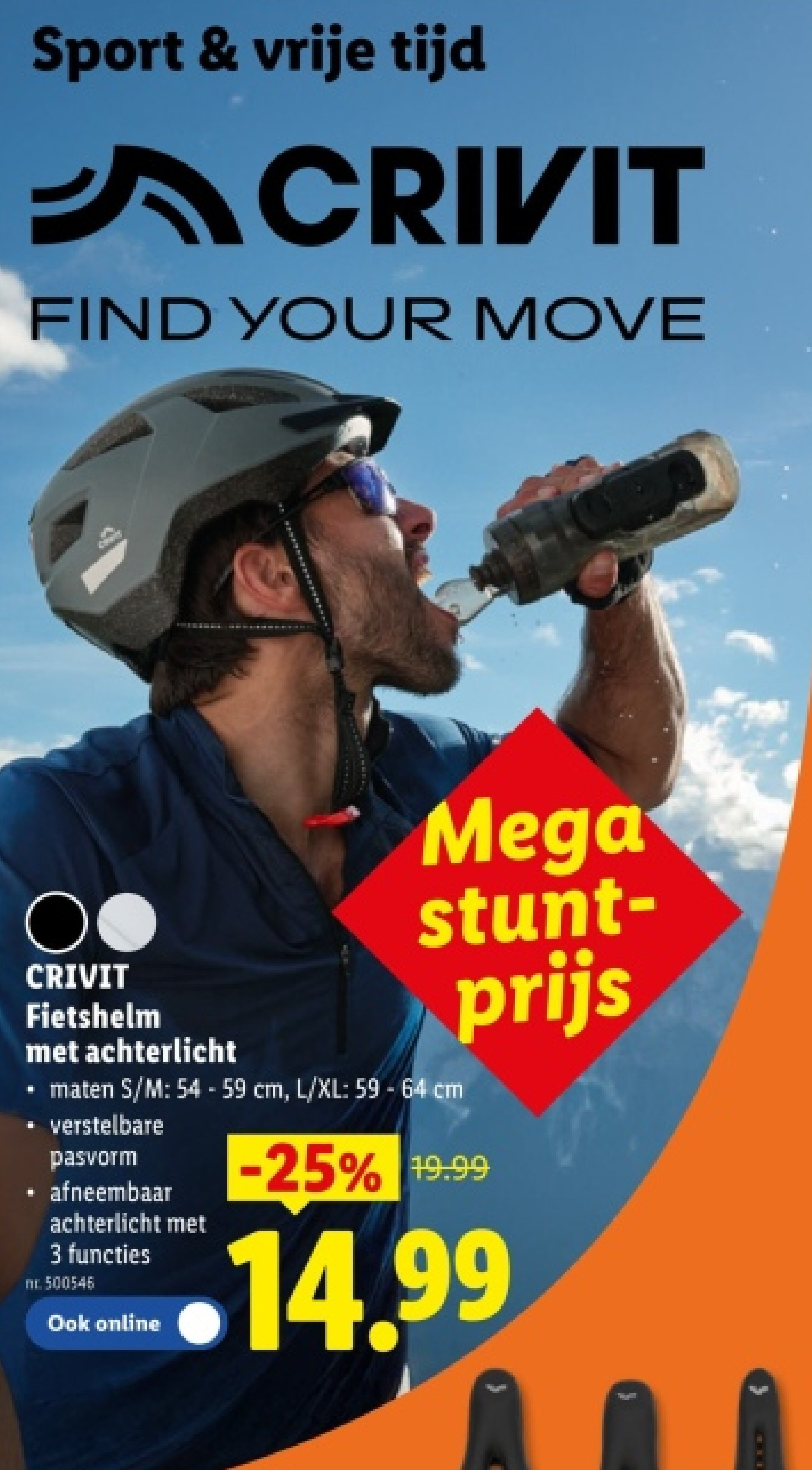 Fietshelm met achterlicht