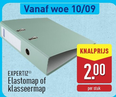 Elastomap of klasseermap