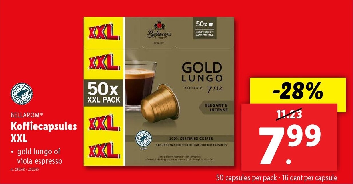 Koffiecapsules XXL
