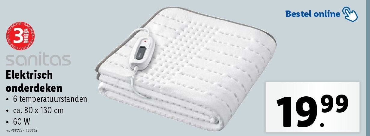 Elektrisch onderdeken