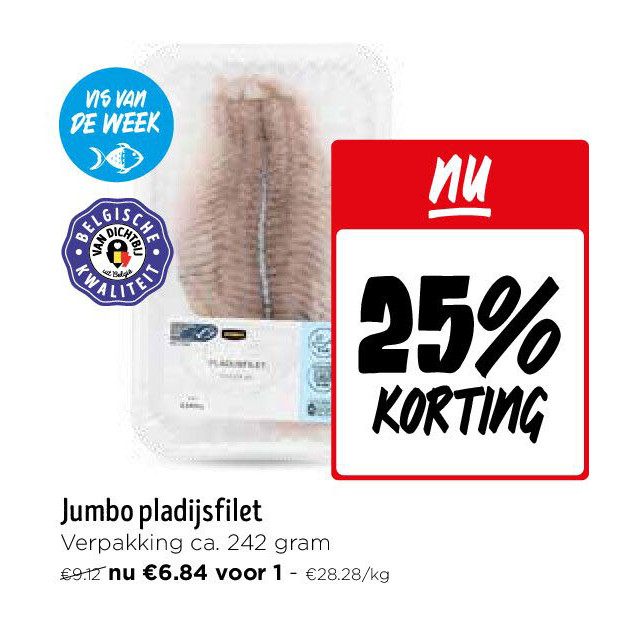 Jumbo pladijsfilet