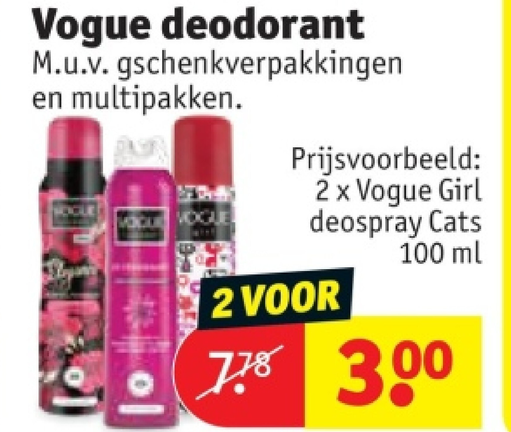 Vogue deodorant