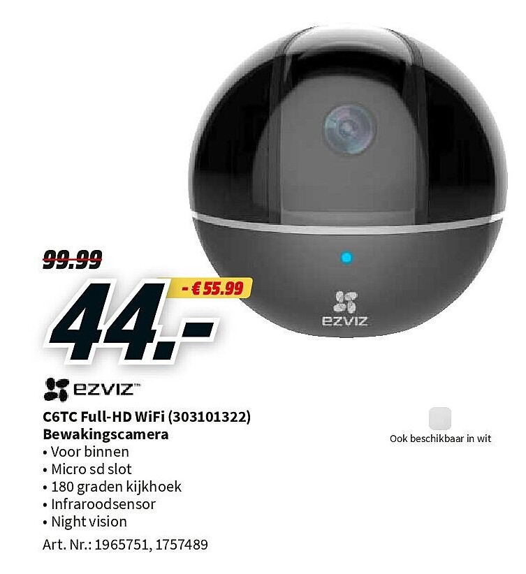 C6TC Full-HD WiFi (303101322) Bewakingscamera