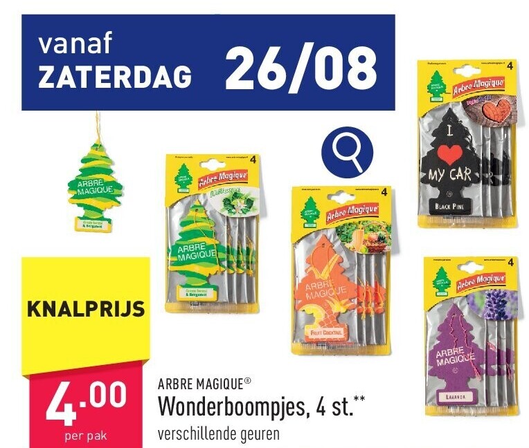 Wonderboompjes, 4 st.