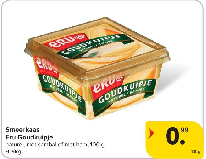 Smeerkaas Eru Goudkuipje