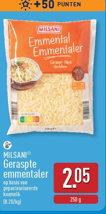 Geraspte emmentaler