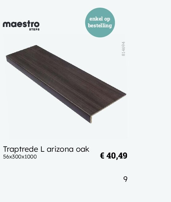 Traptrede L arizona oak