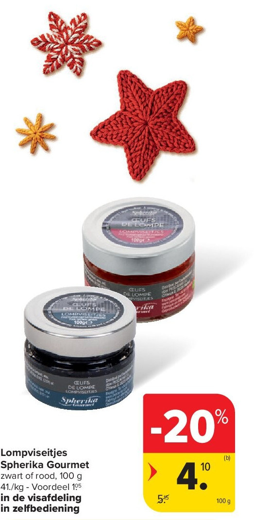 Lompviseitjes Spherika Gourmet
