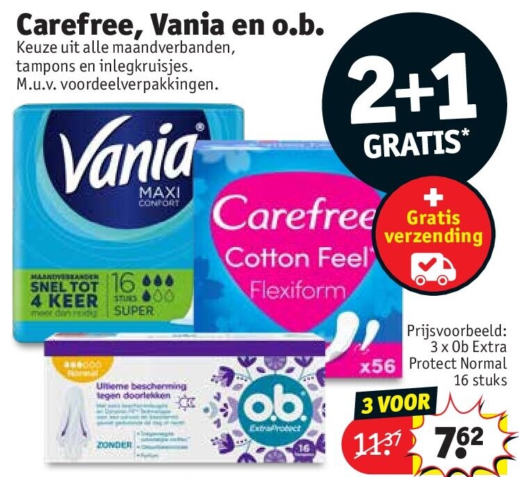 Carefree, Vania en o.b.