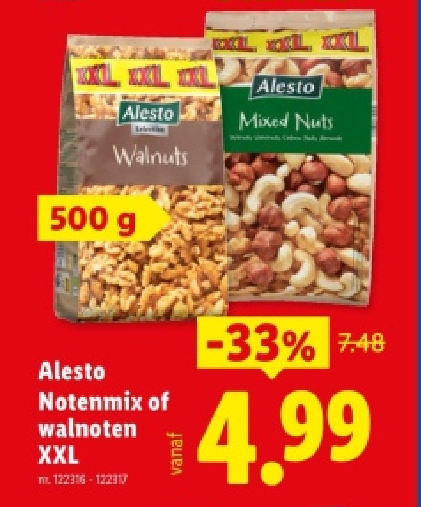 Notenmix of walnoten XXL