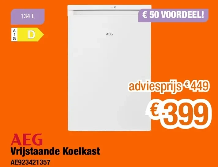 AEG Vrijstaande Koelkast