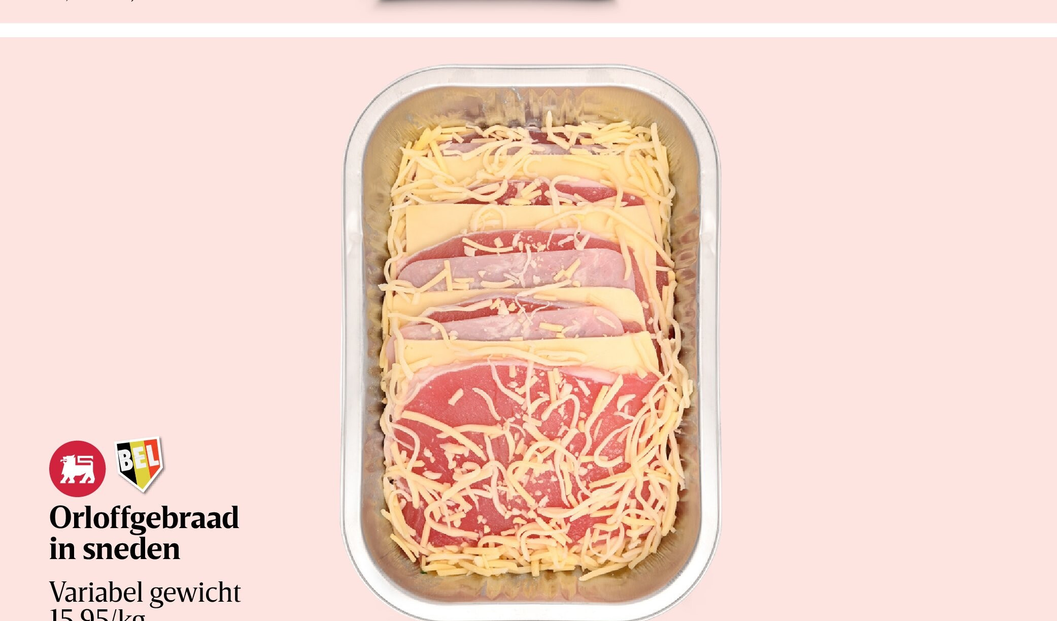 Orloffgebraad in sneden