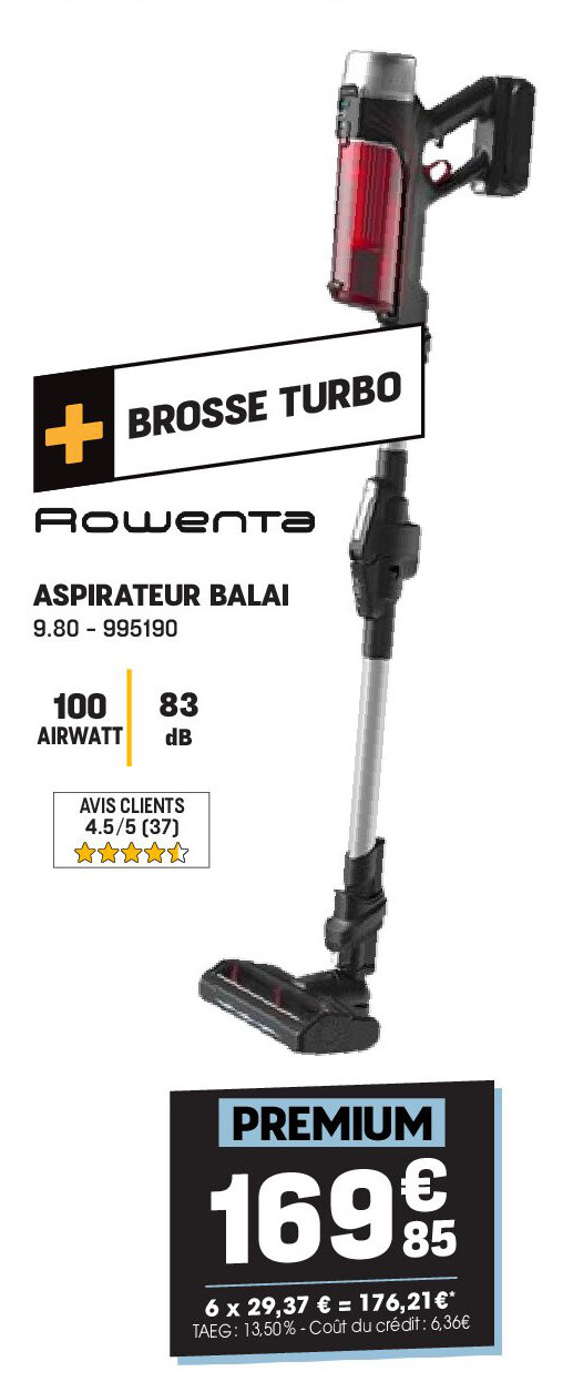 ASPIRATEUR BALAI