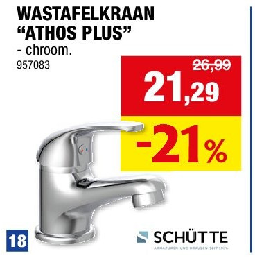 WASTAFELKRAAN “ATHOS PLUS”