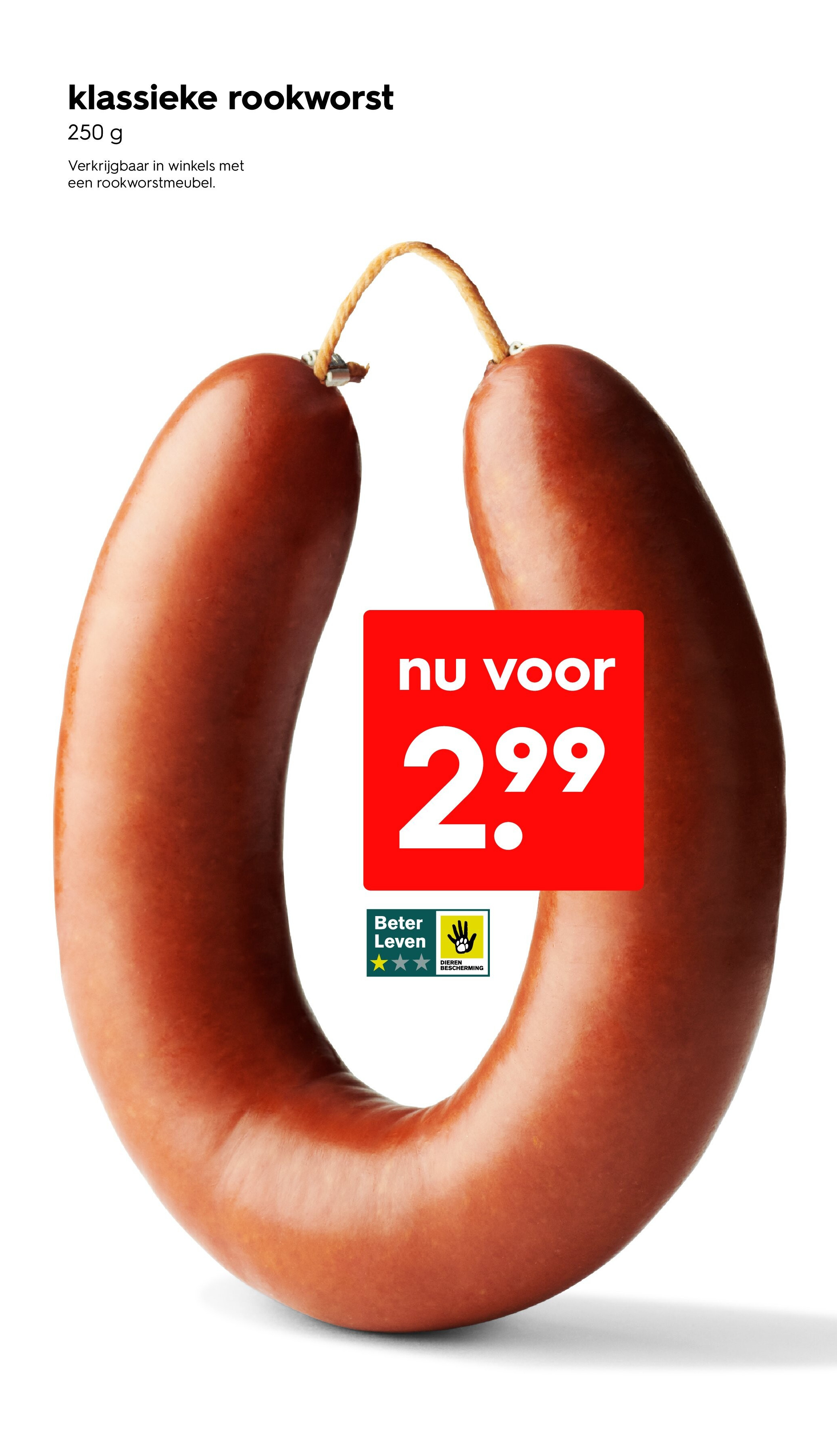 klassieke rookworst