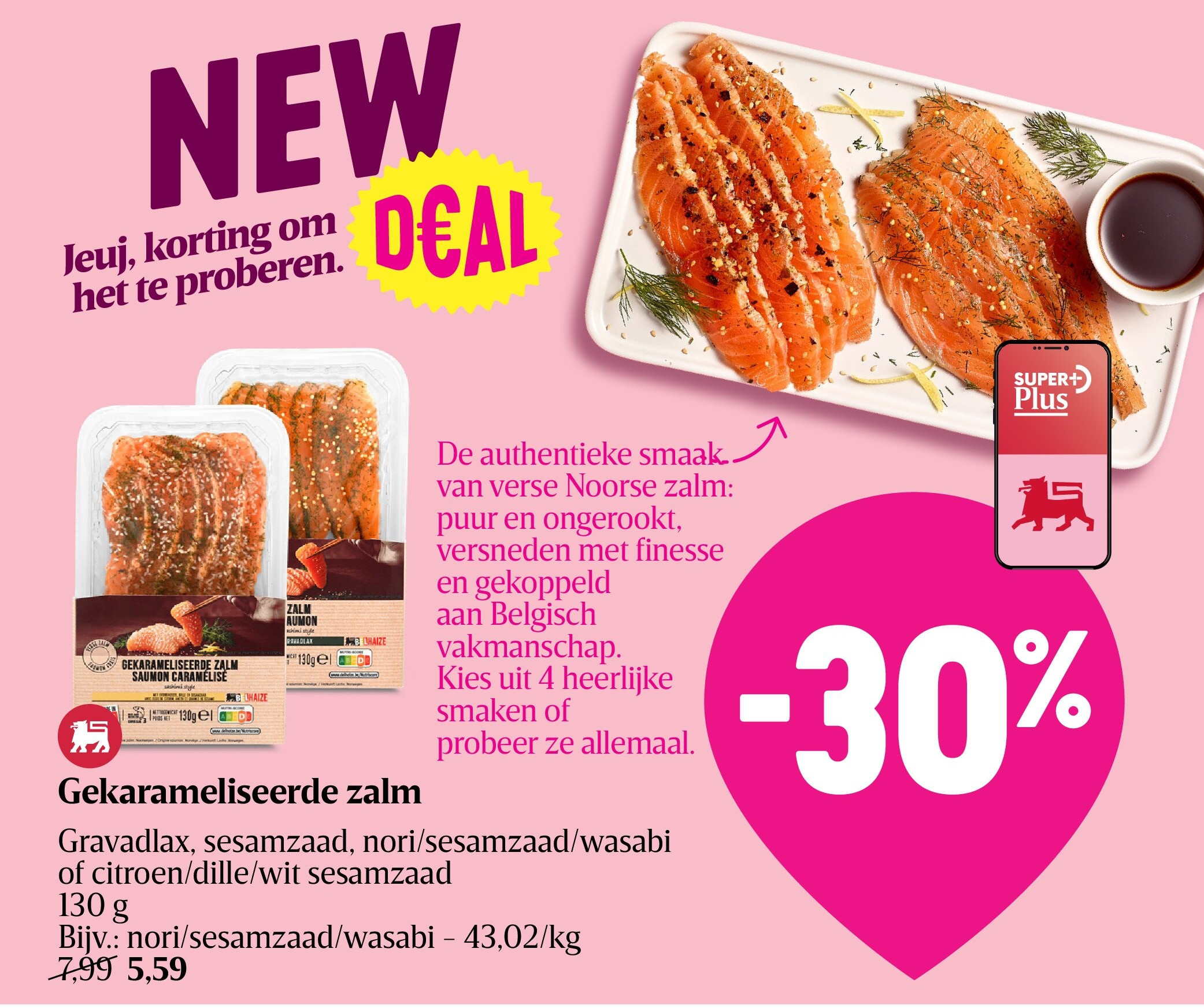 Gekarameliseerde zalm