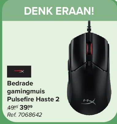 Bedrade gamingmuis Pulsefi re Haste 2