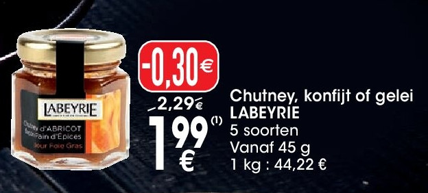 Chutney, konfijt of gelei LABEYRIE