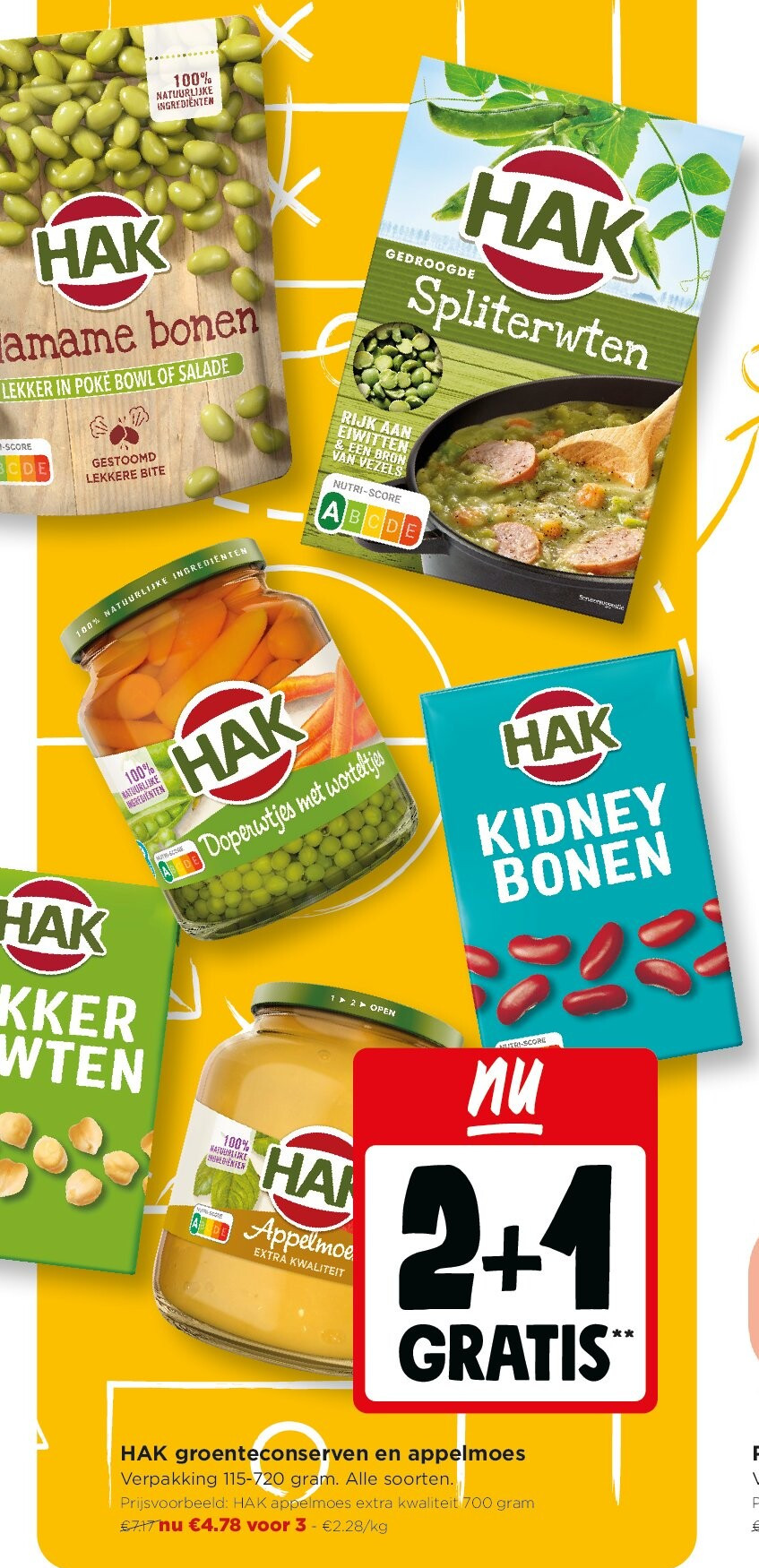 HAK groenteconserven en appelmoes