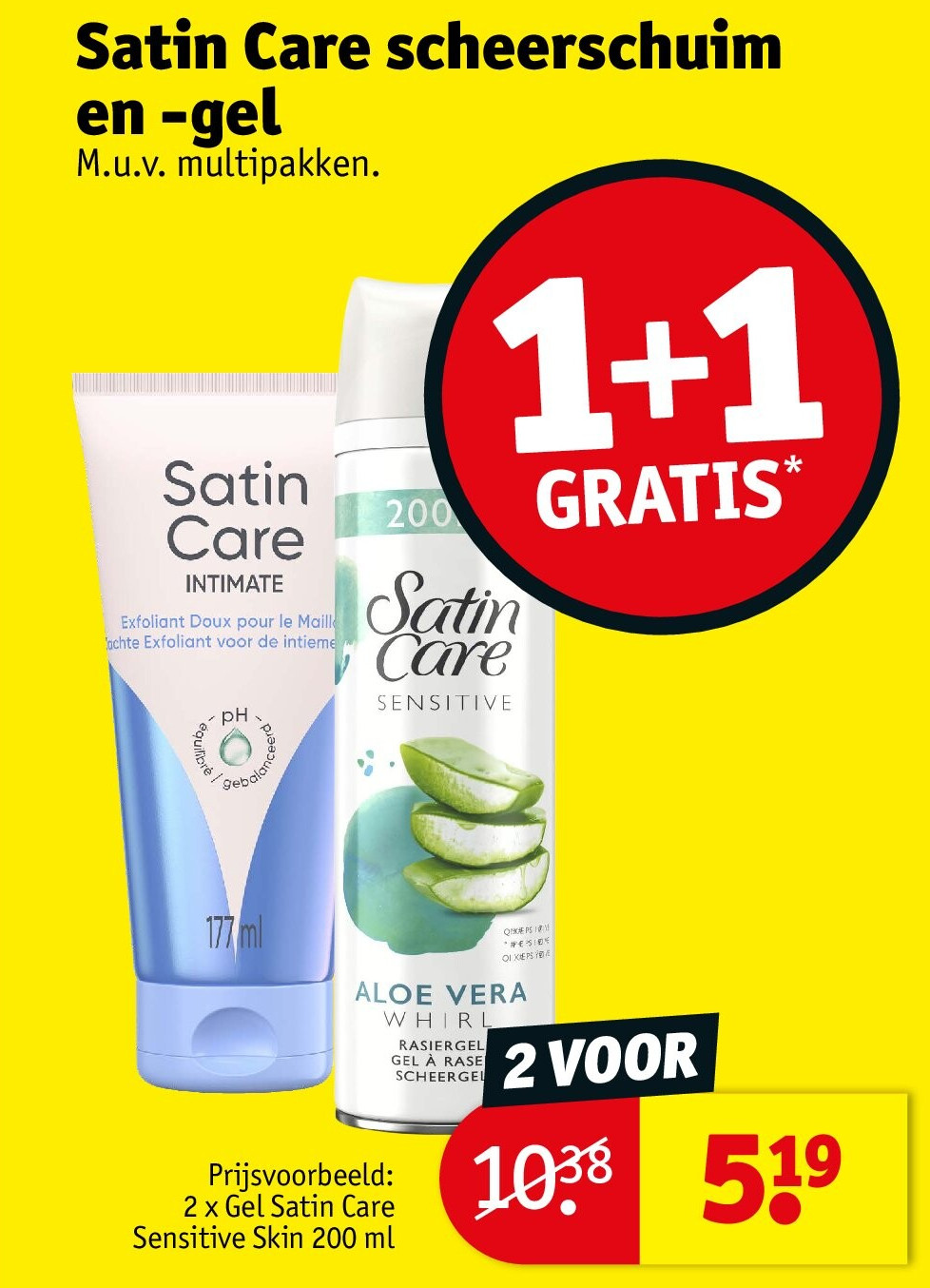 Satin Care scheerschuim en -gel