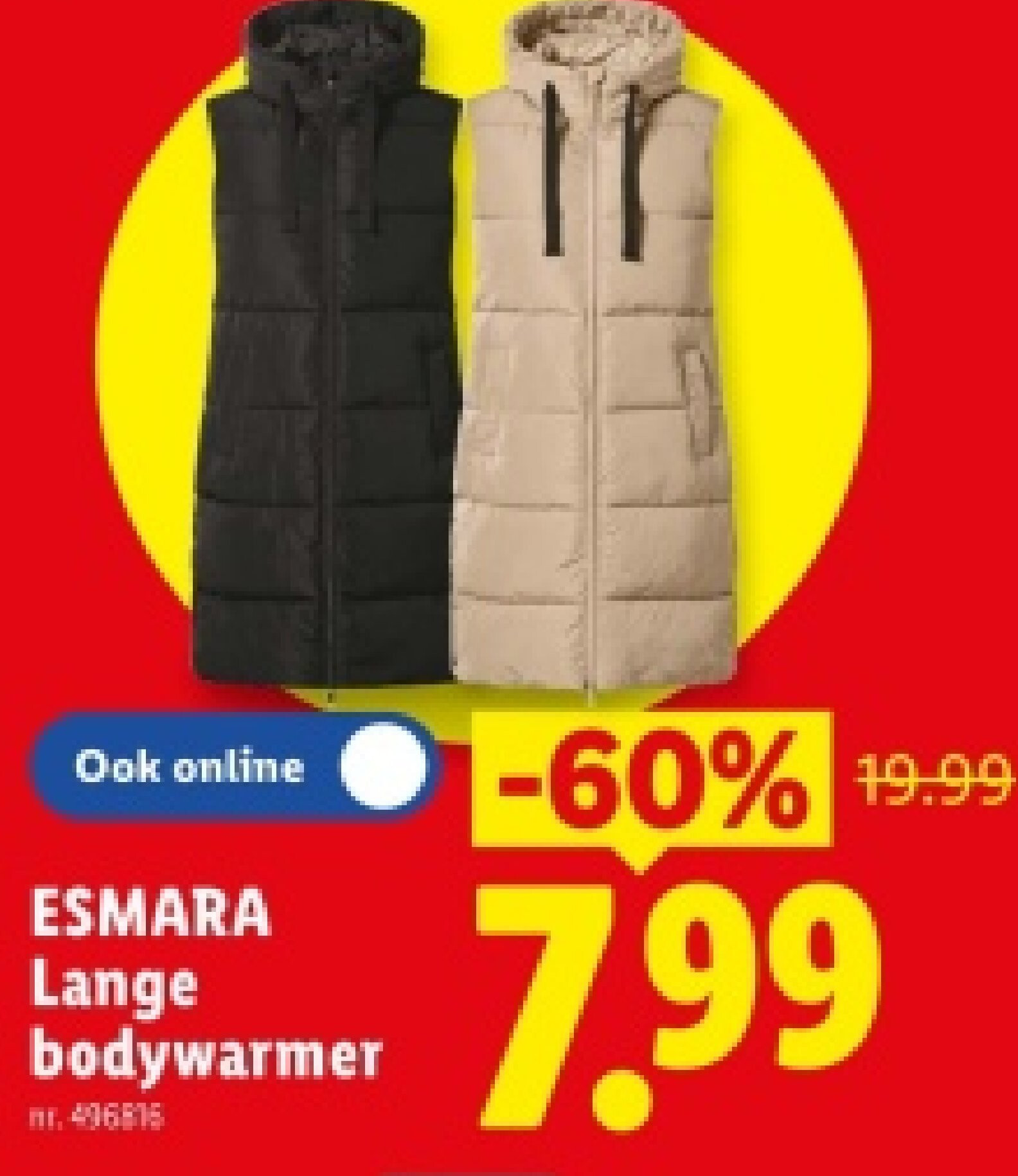 Lange bodywarmer