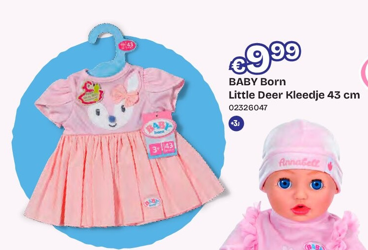 BABY Born Little Deer Kleedje 43 cm