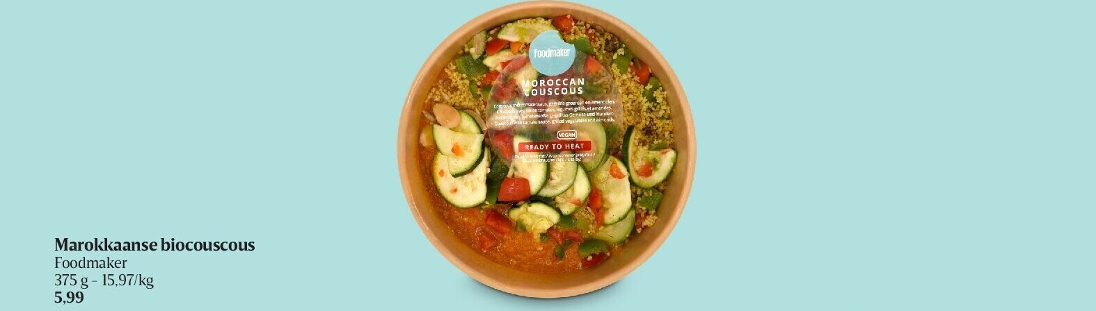Marokkaanse biocouscous Foodmaker