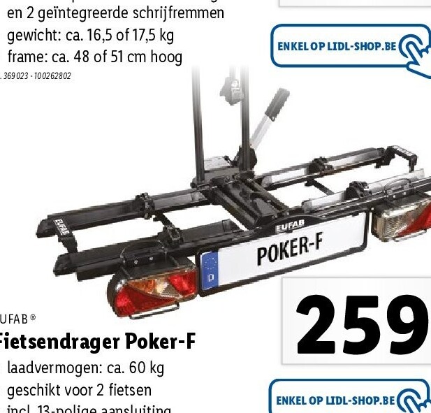 Fietsendrager Poker-F