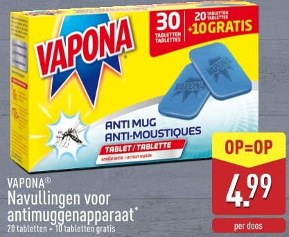 Navullingen voor antimuggenapparaat