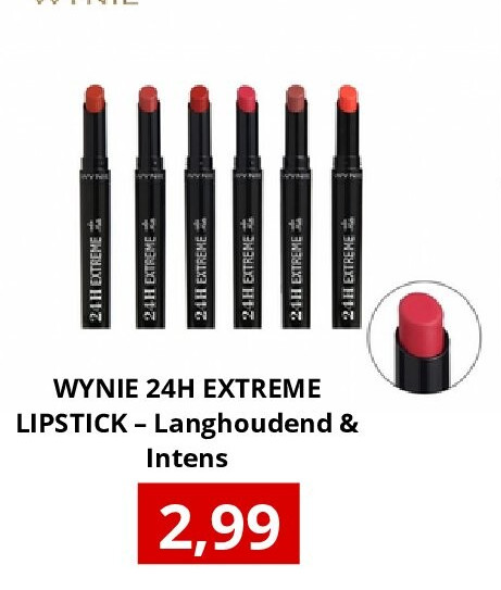 WYNIE 24H EXTREME LIPSTICK – Langhoudend & Intens
