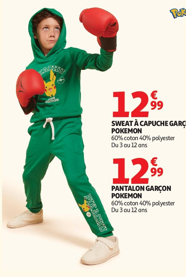 Pantalon garçon Pokemon