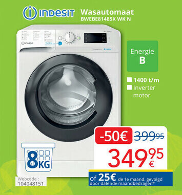 INDESIT Wasautomaat
