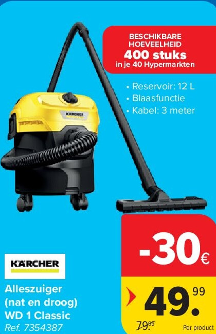Alleszuiger (nat en droog) WD 1 Classic