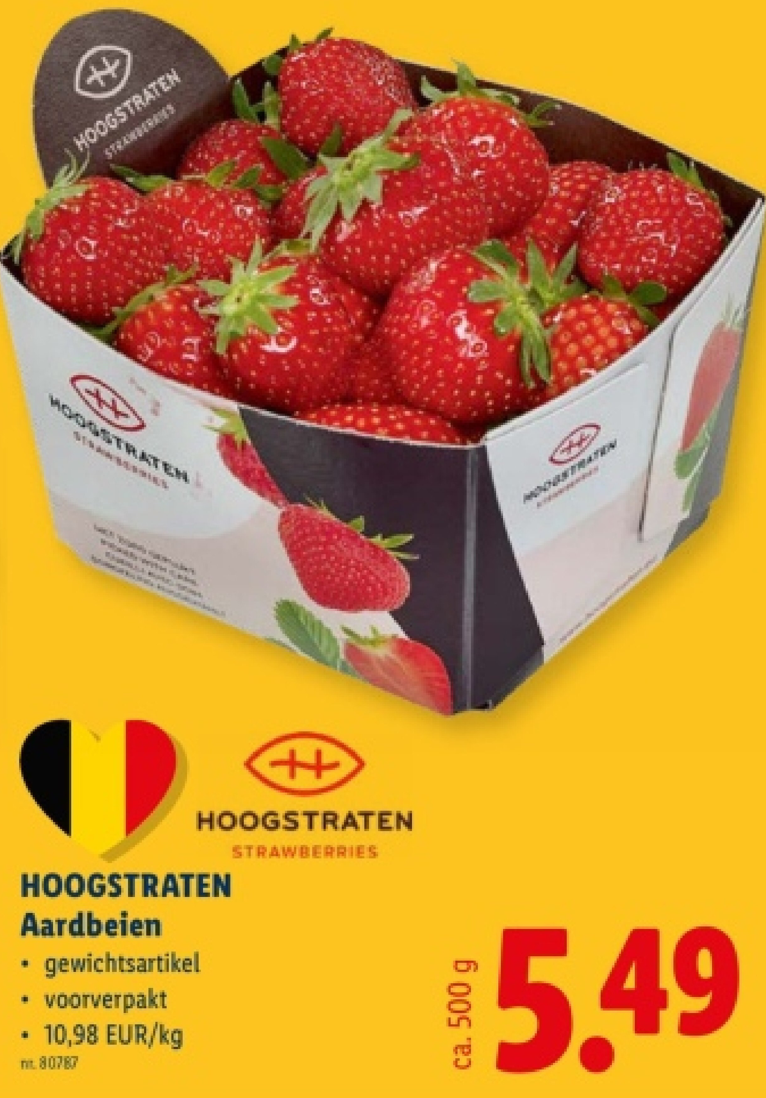 HOOGSTRATEN Aardbeien