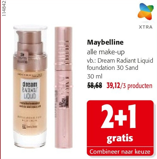 Maybelline Dream Radiant Liquid foundation 30 Sand 30 ml