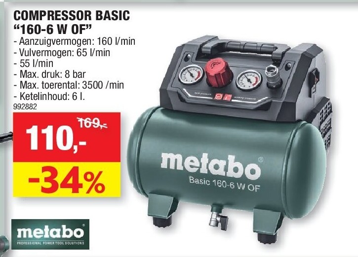 COMPRESsOR BASIC "160-6 W OF"